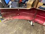 Vtg Ribbed Rear Fender Ariel Square Four Chopper Old Skool Triumph Bsa Enfield H