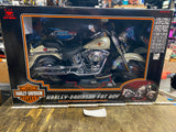 NIB 28"  New Bright Authentic Harley Fatboy Automated Replica Sound Lights Displ