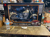 NIB 28"  New Bright Authentic Harley Fatboy Automated Replica Sound Lights Displ