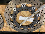 OEM Front Brake Rotors Floating Pair Used Yamaha FZR 600  FZR600