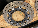 OEM Front Brake Rotors Floating Pair Used Yamaha FZR 600  FZR600