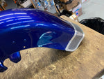 SINISTER BLUE PEARL Front Fender Harley Road King Classic FLTRC Factory Nice!