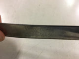 Vtg handmade hunting camping survival knife fixed blade elk horn handle