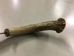 Vtg handmade hunting camping survival knife fixed blade elk horn handle