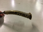 Vtg handmade hunting camping survival knife fixed blade elk horn handle
