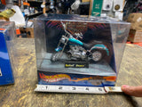 Hot Wheels Harley-Davidson Deuce fxstd Motorcyle 1/18 Scale Display Box NIB!