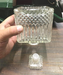 Vtg Japan Rolls Royce Liquor Decanter Shot Glass Set Music Box Around The World