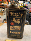 30's Murphys Paint Mixing Tin Can Oil Gas Auto Truck W spout Vtg Solder Rare!