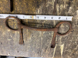 vtg Civil War Era  iron horse bits lot Bridle Shank Mouthpiece Loose ring snaffl