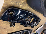 Left Harley Kahuna Floorboard Bottom Touring Street Road Glide Heritage Black
