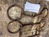 vtg Civil War Era  iron horse bits lot Bridle Shank Mouthpiece Loose ring snaffl