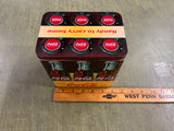 Vintage Coca Cola 6 Pack Advertising Carrying Tin Wood Handled