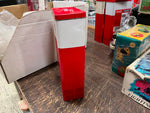Coca Cola 1999 4 piece 8oz Glass Set With Coke Machine Tin Anchor Hoking