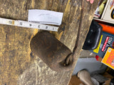 vtg pea cotton scale weight Cast hanging Steelyard 8Lb Farm Hanging Antique Bala