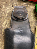 Vtg WW2 Revolver Holster U.S Marines Army MP military police 38 special Leather