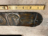 1900's Joy Manufacturing Brass Tag Sign Nameplate Coal mining Vtg Loading Machin