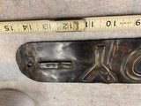 1900's Joy Manufacturing Brass Tag Sign Nameplate Coal mining Vtg Loading Machin