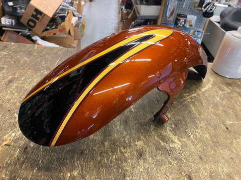 2008 Harley FXSTSSE2 Screamin Eagle Softail Springer Copper Crystal Front Fender