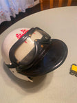 Vtg Kids Race Car Motorcycle 1/2 helmet Goggles Speed racer Harley Police bike!