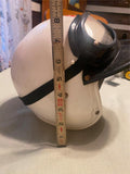 Vtg Kids Race Car Motorcycle 1/2 helmet Goggles Speed racer Harley Police bike!