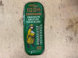 Nabisco 100th Anniversary Premium Saltine Crackers Tin Thermometer 1976 RARE