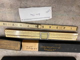 Vtg A.W. Faber calculating rule Antique tool Science Engineer Medicin 30's Slide