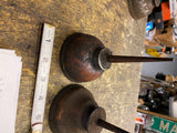 lot of 3 vtg used thumb pump oil cans Oiler Small Equipment tools Copper Collect