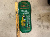Nabisco 100th Anniversary Premium Saltine Crackers Tin Thermometer 1976 RARE