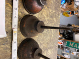 lot of 3 vtg used thumb pump oil cans Oiler Small Equipment tools Copper Collect