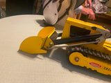 Vtg Tonka Trencher Backhoe Loader Pressed Steel Tin toy 1960s T-6 Heavy Equipmen