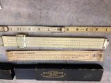 Keuffel Esser Co. Polyphase slide rule tool Science Engineer Medicin 30's Calcul