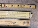 Keuffel Esser Co. Polyphase slide rule tool Science Engineer Medicin 30's Calcul