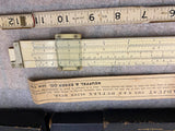 Keuffel Esser Co. Polyphase slide rule tool Science Engineer Medicin 30's Calcul