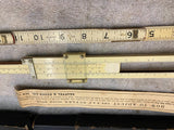 Keuffel Esser Co. Polyphase slide rule tool Science Engineer Medicin 30's Calcul