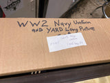 WW2 U.S Navy Uniform Cap Sailor Jacket pants picture Yard Long Framed Ship mate!