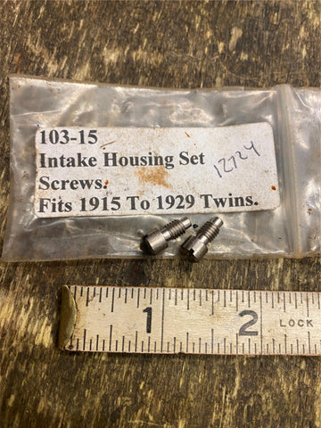 Harley JD Intake Set Screws retain the intake valve pocket cylinder head 1915-20