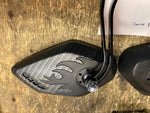 Custom Black Flame Mirrors Honda Kawasaki Triumph Suzuki Motorcycle Scooter