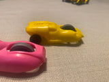 Vtg 1960's JVZ Co Gyro Wheel Racer Quaker Oats Cereal Premium Toy Cars Lot!