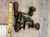 antique cast iron shotgun shell reloading tool Hand Crank Vtg Gunsmitsh Hunter!