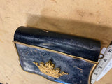 1800s French Napoleonic Brass/Leather Civil War Military Ammo Pouch giberne ARmy