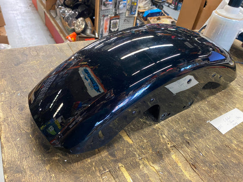 Vivid Black Front Fender Harley Heritage Softail Fatboy Slim OEM 16" Factory Sho