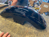 Vivid Black Front Fender Harley Heritage Softail Fatboy Slim OEM 16" Factory Sho