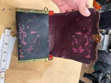 1800s French Napoleonic Brass/Leather Civil War Military Ammo Pouch giberne ARmy