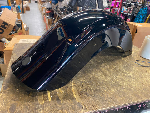 NEW OEM Rear Fender Vivid Black Harley FLHX STreet Road Glide Factory 2009^ FLH