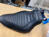 Mustang Day Tripper Solo Seat Ribbed Harley Softail Fatboy Heritage 07-17 Custom