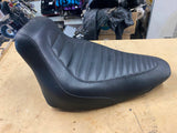 Mustang Day Tripper Solo Seat Ribbed Harley Softail Fatboy Heritage 07-17 Custom