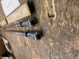 Vtg Harley JD Pushrods & end 1920's Pocket motor parts intake exhaust? Nickle