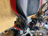 Corbin Custom Made Seat Harley Softail Deuce FXSTD Red black