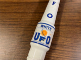 UFO White Unfiltered Wheat Beer Figural Tap Handle Harpoon Brewery Boston 16in