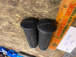 Pair Oem Pegs Footpegs Harley Logo Rubber Ironhead Softail Sportster Shovelhead